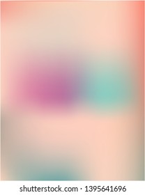 Gradient mesh painted in different colors. Vector illustration layout. Great splash and spreading spot. Pink gradient mesh with smooth color transitions.