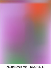 Gradient mesh painted in different colors. Vector illustration presentation. Unreal splash and spreading spot. Violet gradient mesh with smooth color transitions.