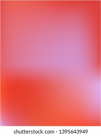 Gradient mesh painted in different colors. Nice splash and spreading spot. Vector illustration presentation. Red gradient mesh with smooth color transitions.