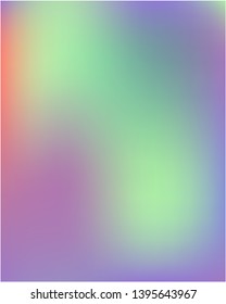 Gradient mesh painted in different colors. Nice splash and spreading spot. Vector illustration flyer. Violet gradient mesh with smooth color transitions.