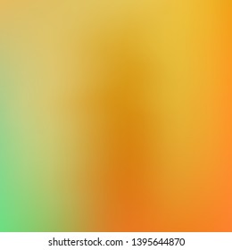 Gradient mesh painted in different colors. Vector illustration show. Trendy splash and spreading spot. Orange gradient mesh with smooth color transitions.