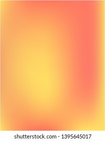 Gradient mesh painted in different colors. Juicy splash and spreading spot. Vector illustration show. Orange gradient mesh with smooth color transitions.