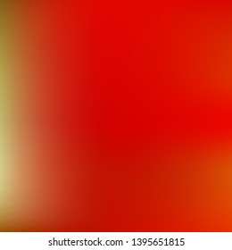Gradient mesh painted in different colors. Vector illustration show. Trendy splash and spreading spot. Red gradient mesh with smooth color transitions.