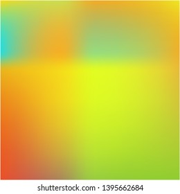 Gradient mesh painted in different colors. Creative splash and spreading spot. Vector illustration show. Orange gradient mesh with smooth color transitions.