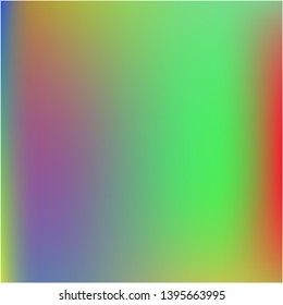 Gradient mesh painted in different colors. Vector illustration concept. Strange splash and spreading spot. Violet gradient mesh with smooth color transitions.