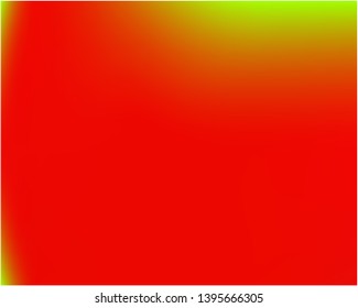 Gradient mesh painted in different colors. Unreal splash and spreading spot. Vector illustration concept. Red gradient mesh with smooth color transitions.