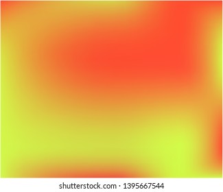 Gradient mesh painted in different colors. Amazing splash and spreading spot. Vector illustration show. Red gradient mesh with smooth color transitions.