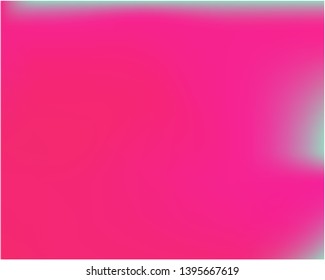 Gradient mesh painted in different colors. Vector illustration presentation. Magic splash and spreading spot. Pink gradient mesh with smooth color transitions.