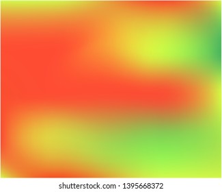 Gradient mesh painted in different colors. Vector illustration invite. Creative splash and spreading spot. Red gradient mesh with smooth color transitions.