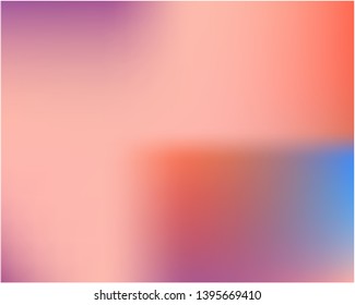 Gradient mesh painted in different colors. Vector illustration cover. Pretty splash and spreading spot. Violet gradient mesh with smooth color transitions.