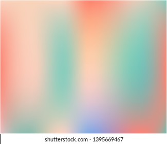 Gradient mesh painted in different colors. Vector illustration invite. Amazing splash and spreading spot. Orange gradient mesh with smooth color transitions.