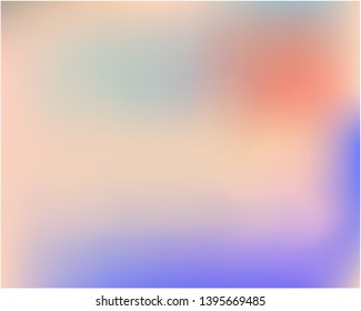 Gradient mesh painted in different colors. Startling splash and spreading spot. Vector illustration cover. Pink gradient mesh with smooth color transitions.
