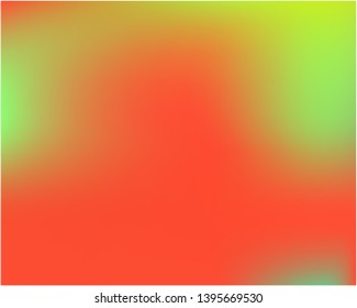 Gradient mesh painted in different colors. Amazing splash and spreading spot. Vector illustration invite. Red gradient mesh with smooth color transitions.