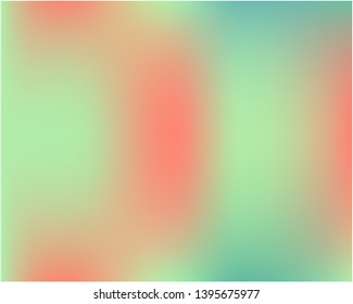 Gradient mesh painted in different colors. Amazing splash and spreading spot. Vector illustration shape. Pink gradient mesh with smooth color transitions.