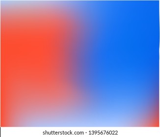 Gradient mesh painted in different colors. Vector illustration space. Interesting splash and spreading spot. Blue gradient mesh with smooth color transitions.