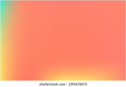 Gradient mesh painted in different colors. Nice splash and spreading spot. Vector illustration layout. Orange gradient mesh with smooth color transitions.