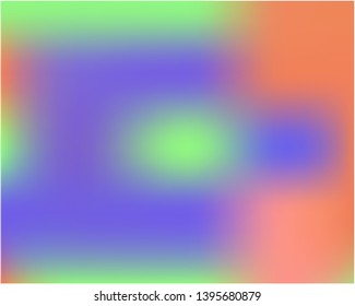 Gradient mesh painted in different colors. Vector illustration invite. Juicy splash and spreading spot. Blue gradient mesh with smooth color transitions.