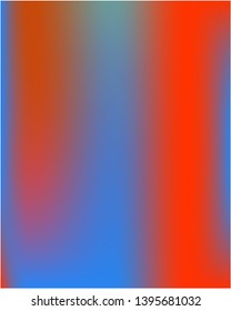 Gradient mesh painted in different colors. Strange splash and spreading spot. Vector illustration presentation. Red gradient mesh with smooth color transitions.
