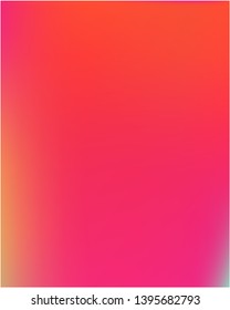 Gradient mesh painted in different colors. Creative splash and spreading spot. Vector illustration shape. Red gradient mesh with smooth color transitions.