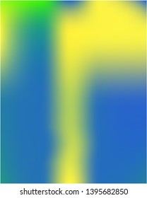 Gradient mesh painted in different colors. Vector illustration show. Blue gradient mesh with smooth color transitions.