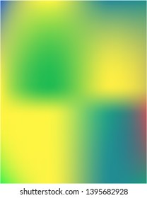Gradient mesh painted in different colors. Vector illustration flyer. Yellow gradient mesh with smooth color transitions.