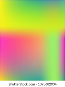 Gradient mesh painted in different colors. Vector illustration concept. Yellow gradient mesh with smooth color transitions.