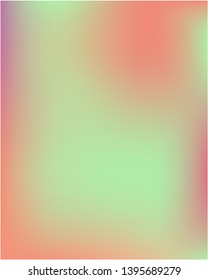 Gradient mesh painted in different colors. Amazing splash and spreading spot. Vector illustration show. Pink gradient mesh with smooth color transitions.