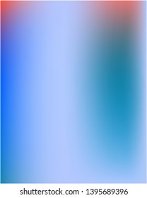 Gradient mesh painted in different colors. Vector illustration layout. Strange splash and spreading spot. Blue gradient mesh with smooth color transitions.