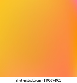 Gradient mesh painted in different colors. Vector illustration space. Great splash and spreading spot. Orange gradient mesh with smooth color transitions.