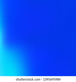 Gradient mesh painted in different colors. Strange splash and spreading spot. Vector illustration presentation. Blue gradient mesh with smooth color transitions.