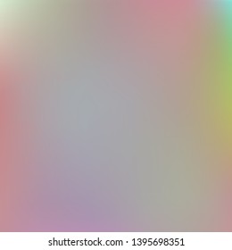 Gradient mesh painted in different colors. Vector illustration flyer. Strange splash and spreading spot. Pink gradient mesh with smooth color transitions.