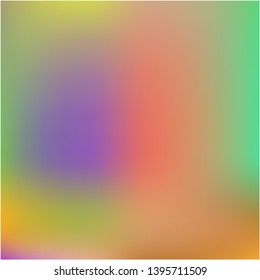 Gradient mesh painted in different colors. Great splash and spreading spot. Vector illustration space. Violet gradient mesh with smooth color transitions.