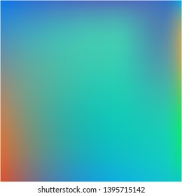 Gradient mesh painted in different colors. Vector illustration invite. Creative splash and spreading spot. Blue gradient mesh with smooth color transitions.