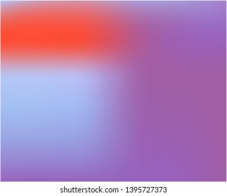 Gradient mesh painted in different colors. Vector illustration space. Unreal splash and spreading spot. Violet gradient mesh with smooth color transitions.