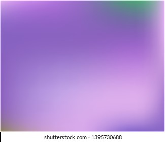 Gradient mesh painted in different colors. Vector illustration flyer. Unreal splash and spreading spot. Violet gradient mesh with smooth color transitions.