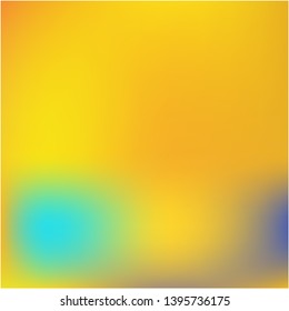 Gradient mesh painted in different colors. Unreal splash and spreading spot. Vector illustration shape. Orange gradient mesh with smooth color transitions.