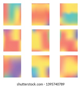Gradient mesh painted in different colors. Vector illustration presentation. Nice splash and spreading spot. Yellow gradient mesh with smooth color transitions.
