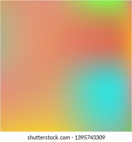 Gradient mesh painted in different colors. Nice splash and spreading spot. Vector illustration flat. Pink gradient mesh with smooth color transitions.