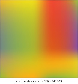 Gradient mesh painted in different colors. Pretty splash and spreading spot. Vector illustration concept. Orange gradient mesh with smooth color transitions.