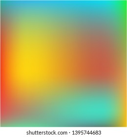 Gradient mesh painted in different colors. Vector illustration concept. Trendy splash and spreading spot. Blue gradient mesh with smooth color transitions.