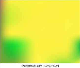 Gradient mesh painted in different colors. Vector illustration space. Creative splash and spreading spot. Yellow gradient mesh with smooth color transitions.
