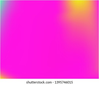 Gradient mesh painted in different colors. Vector illustration cover. Trendy splash and spreading spot. Pink gradient mesh with smooth color transitions.