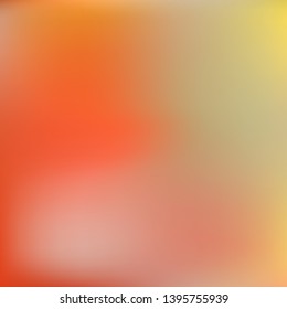 Gradient mesh painted in different colors. Unreal splash and spreading spot. Vector illustration cover. Red gradient mesh with smooth color transitions.