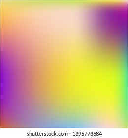 Gradient mesh painted in different colors.