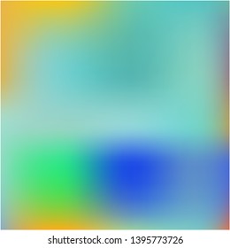 Gradient mesh painted in different colors.