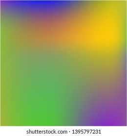 Gradient mesh painted in different colors. Vector illustration cover. Random splash and spreading spot. Gradient mesh with smooth color transitions.