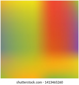 Gradient mesh painted in different colors. Pretty splash and spreading spot. Vector illustration concept. Orange gradient mesh with smooth color transitions.