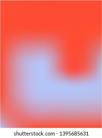 Gradient mesh painted with  different gradient mesh. Vector illustration show. Amazing splash and spreading spot. Red gradient mesh with smooth color transitions.