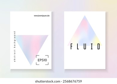 Gradient Mesh. Purple Geometric Label. Crystal Vector. Abstract Presentation. Colorful Retro Backdrop. Vintage Concept. Iridescent Fluid. Violet Gradient Mesh