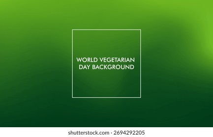 Fondo del día vegetariano del mundo de la malla degradada con color verde